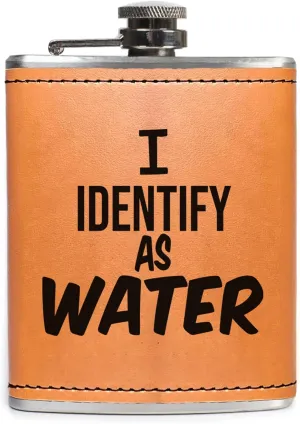 Birthday Gifts for Men, Dad Birthday Gift, Flask for men, 8oz Leather Flask with Funnel, 304 Stainless Steel Whiskey Flask for Dad, Retirement Gifts for Men (Funny1)