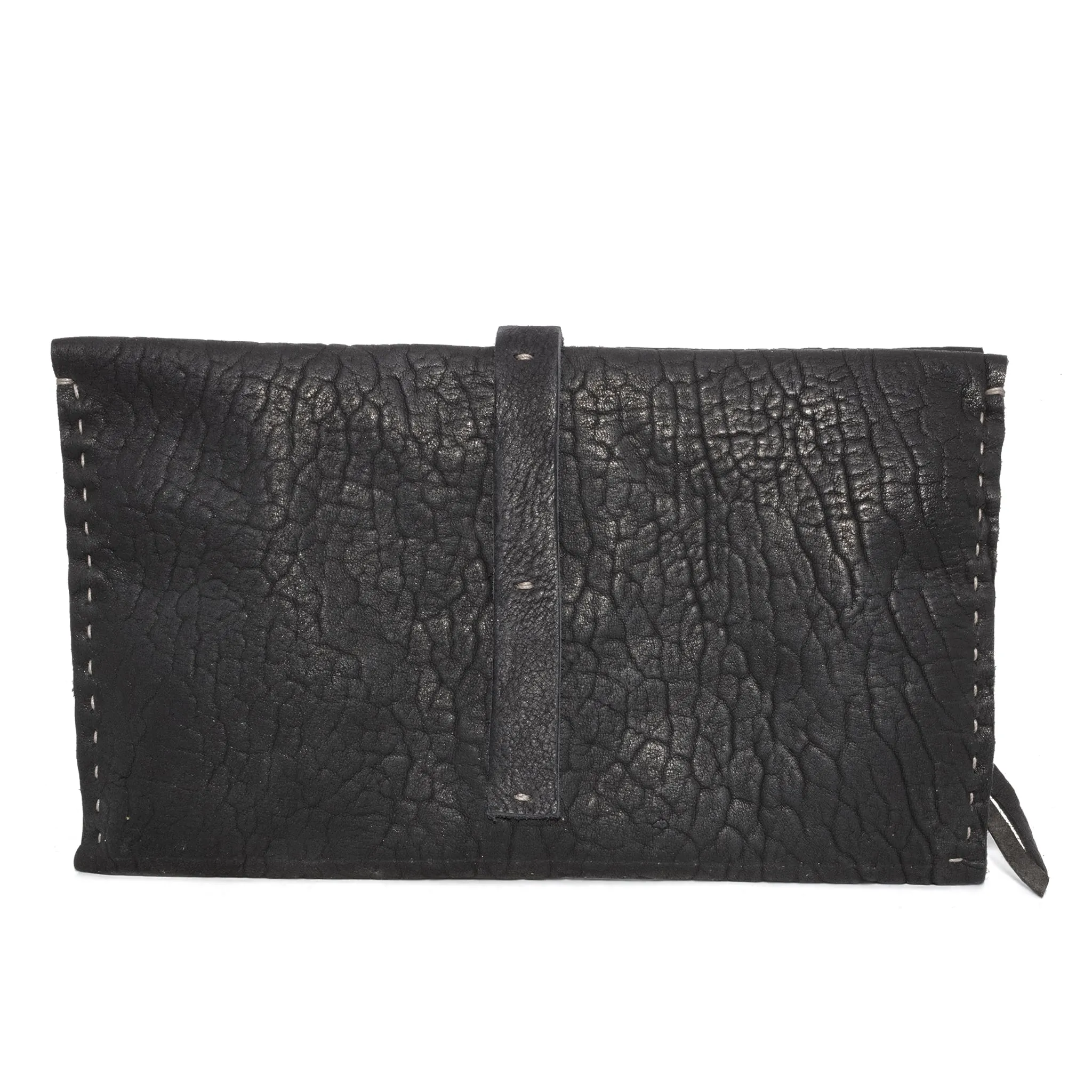 black culatta leather long wallet