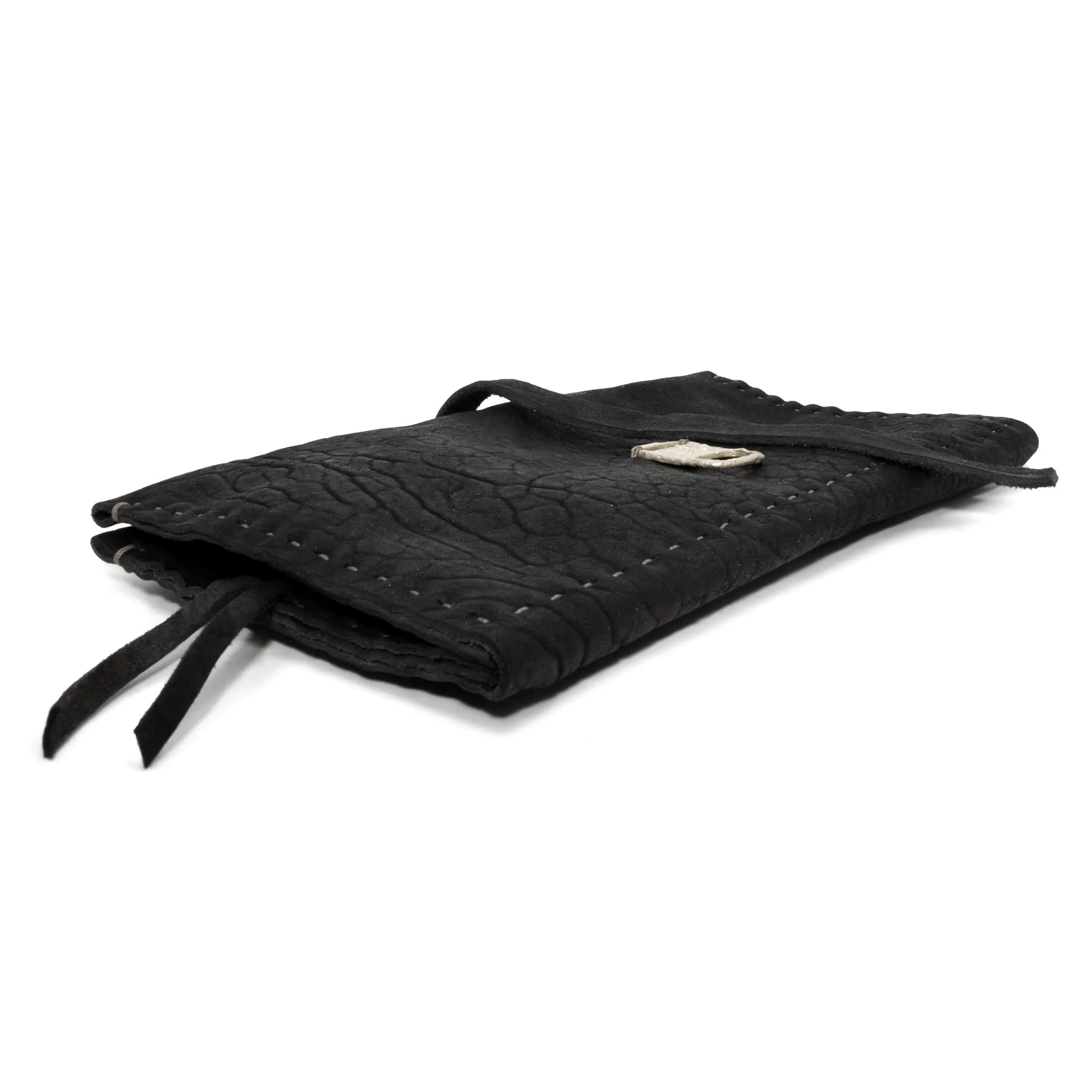 black culatta leather long wallet