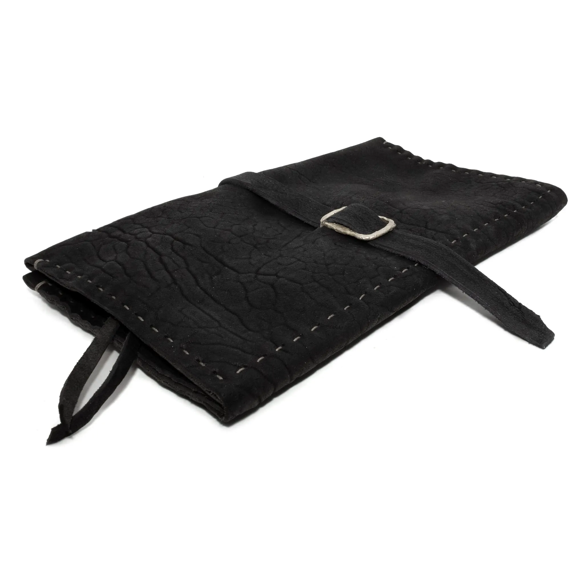 black culatta leather long wallet