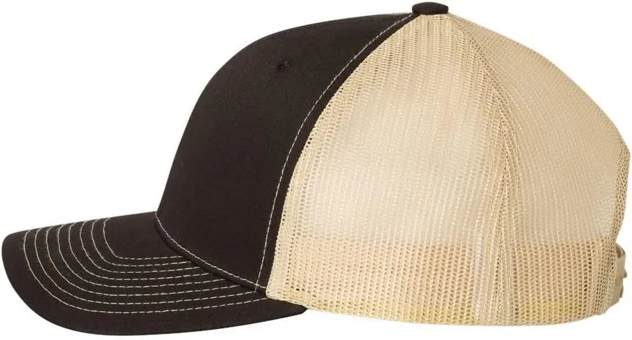 Boston Terrier Dog Patriotic Design Laser Engraved Leather Patch Richardson 112 Snapback Trucker Cap