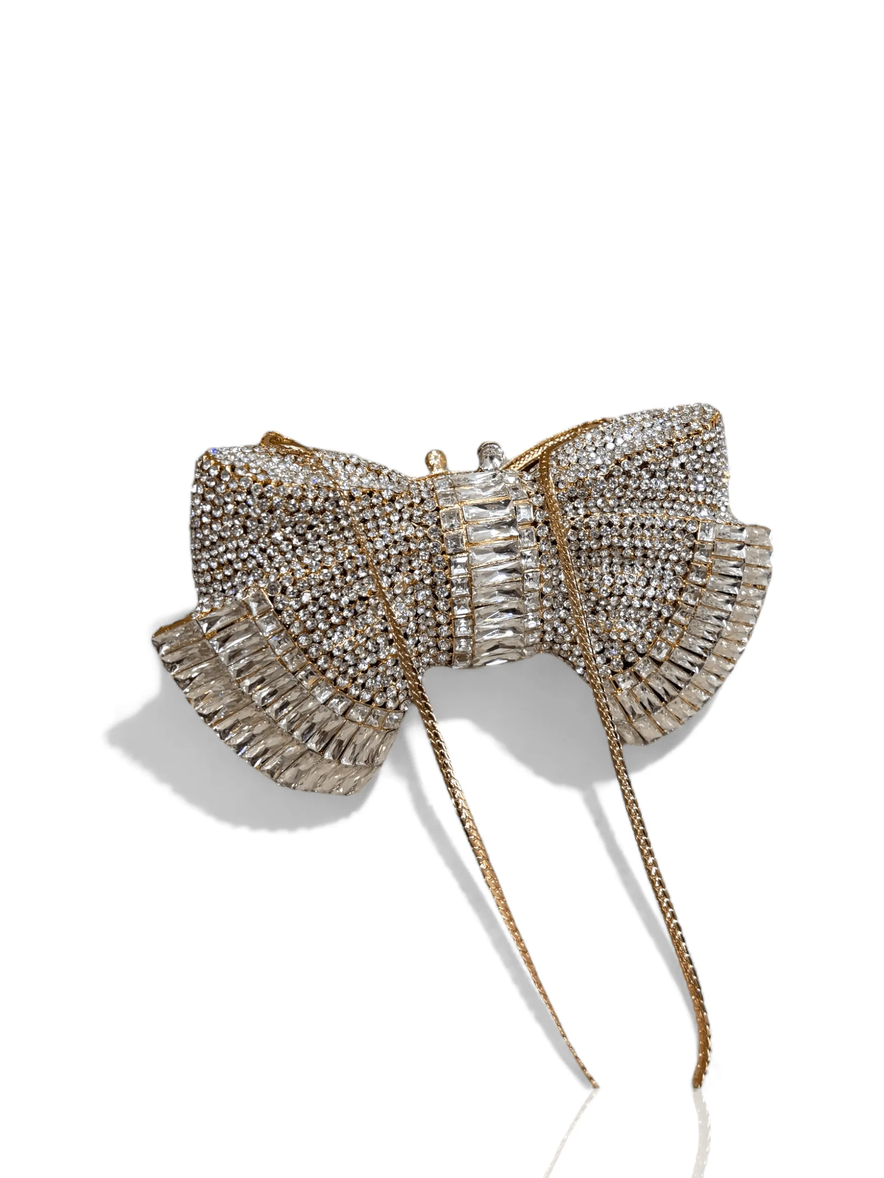 Bow DESIREÈ Clutch Silver gold