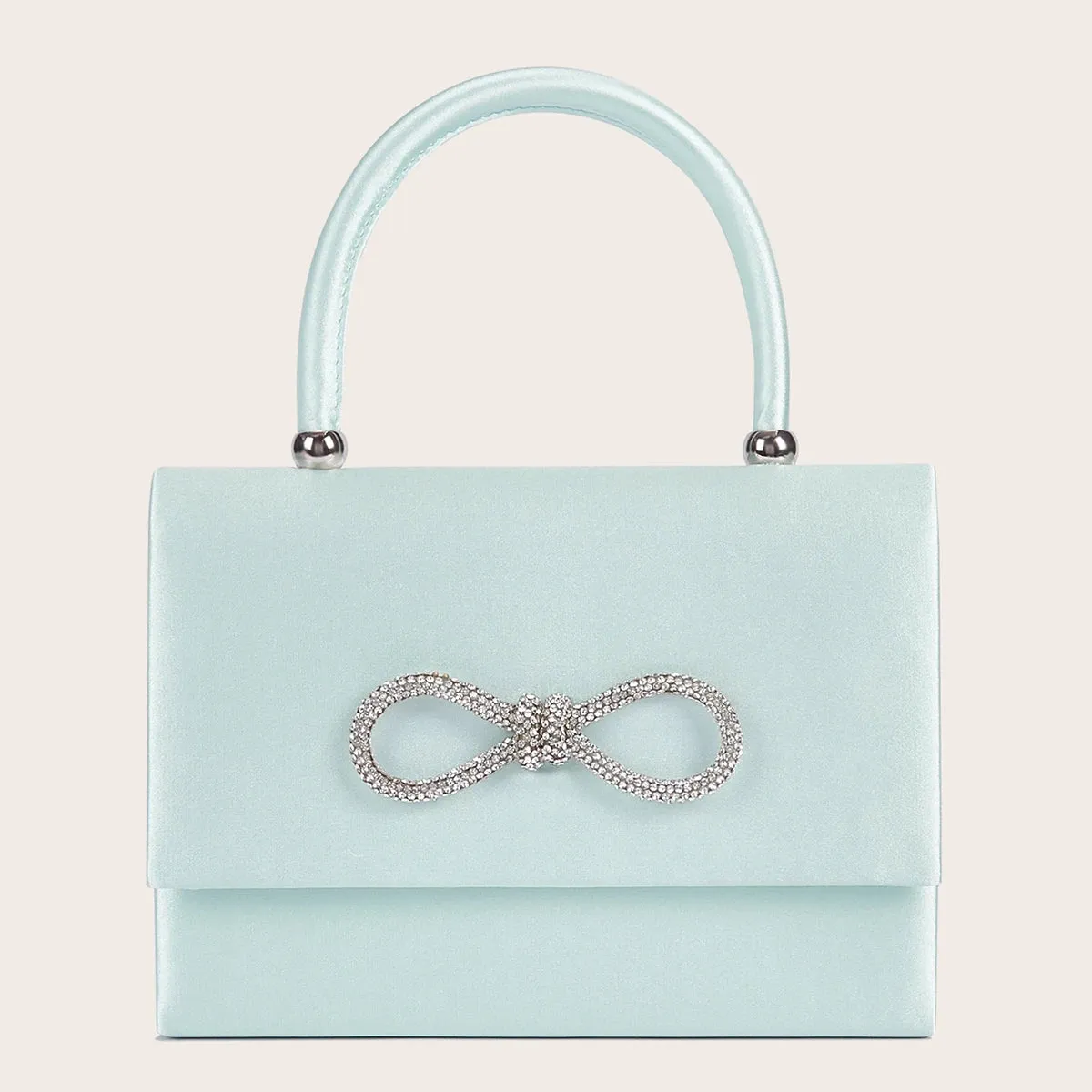 Bowknot Diamond Evening Clutch Crossbody