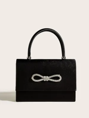 Bowknot Diamond Evening Clutch Crossbody