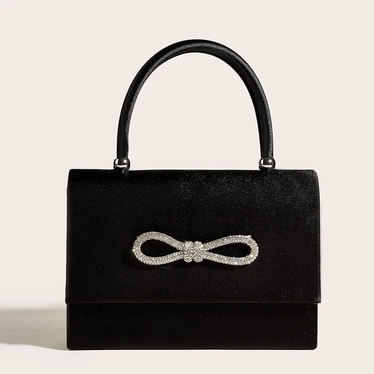Bowknot Diamond Evening Clutch Crossbody