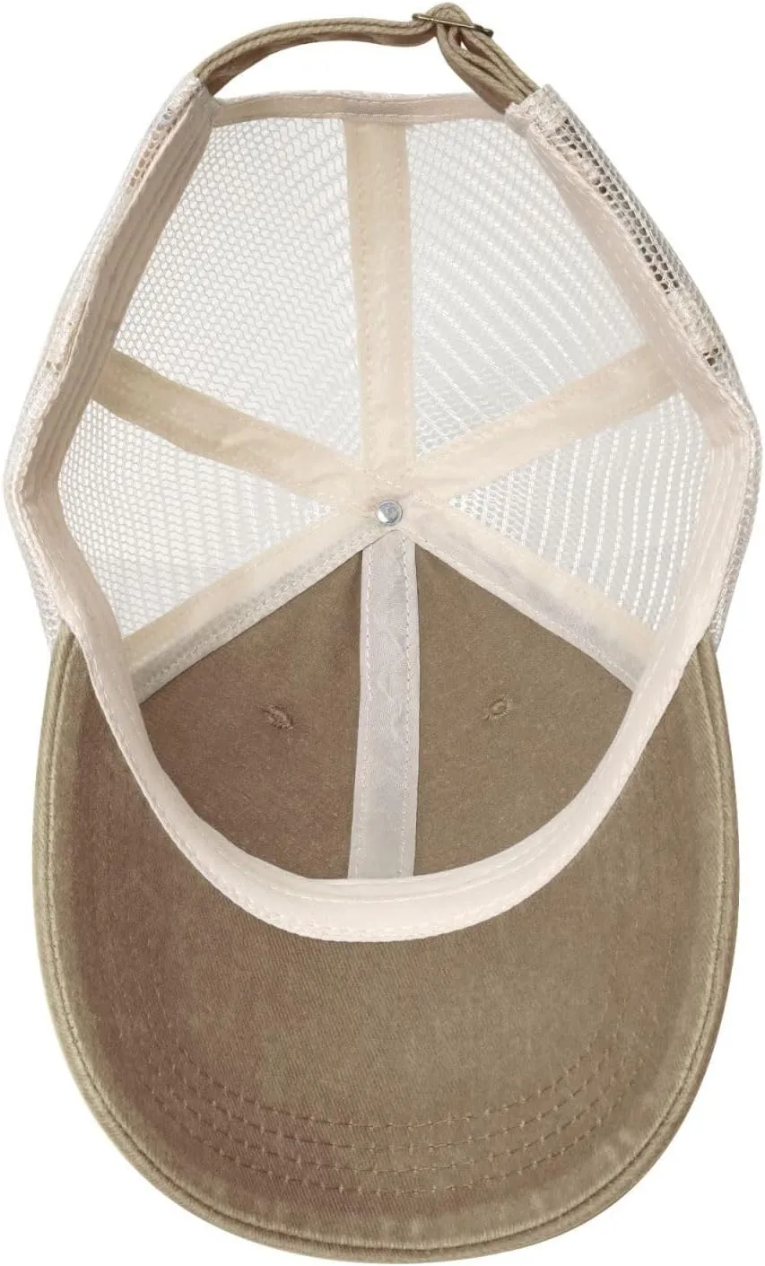 Bright Cabbage Printing Cowboy Adjustable Summer Hat Classic Design,Mesh Back for Breathability One Size for Outdoor