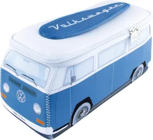 BRISA VW Collection Volkswagen Neoprene Universal Makeup Cosmetics Toiletry Travel Pharmacy Bag in T2 Bus Design (Large)