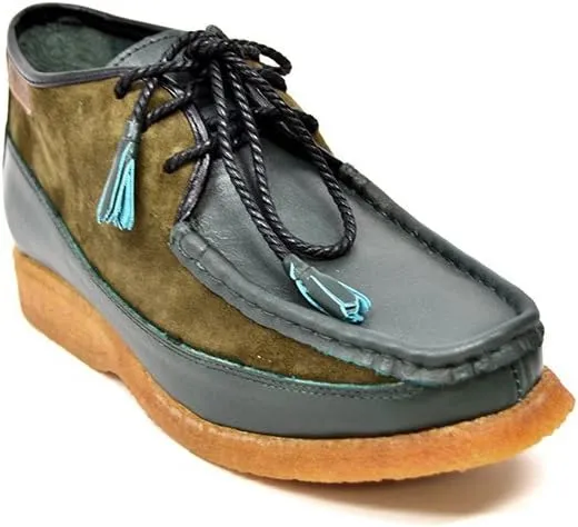 British Collection Men's Knicks Three Quarters Lace-up Leather Shoes