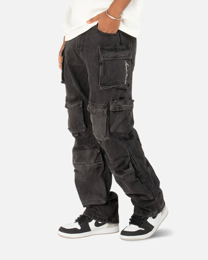 BROOKLYN DENIM CARGO BLACK