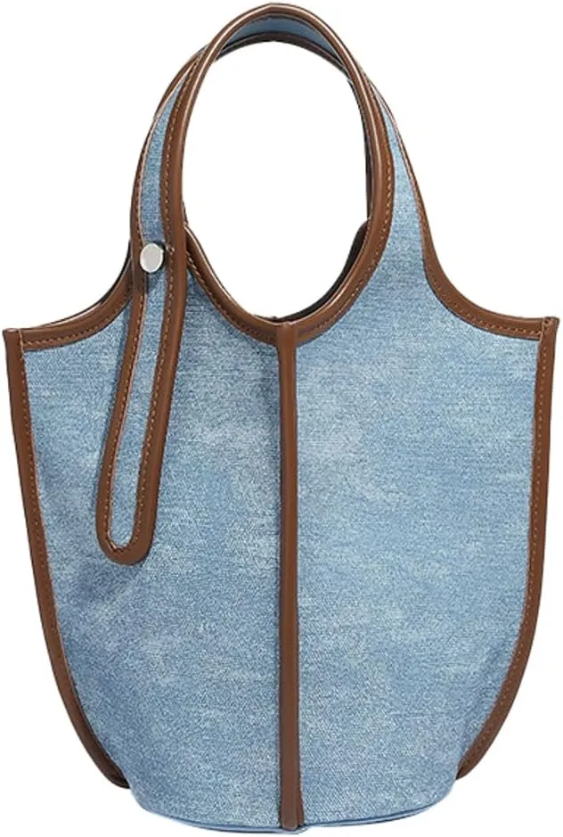 Bucket Bags Women 2025 Trendy Shoulder Crossbody Bag Satchel Vintage Elegant Tote Handbag Cluth Purse with Small Bag