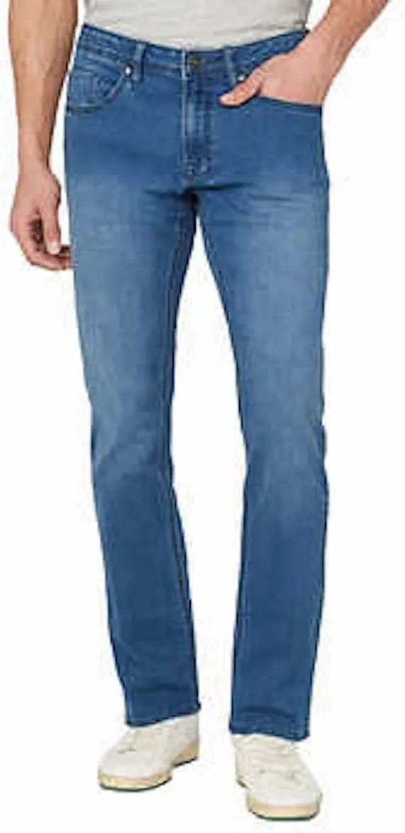 Buffalo David Bitton Men's Axel Super Soft Slim Stretch 5 Pocket Denim Jean (as1, Waist_Inseam, Numeric_36, Numeric_32, Regular, Regular, Blue)