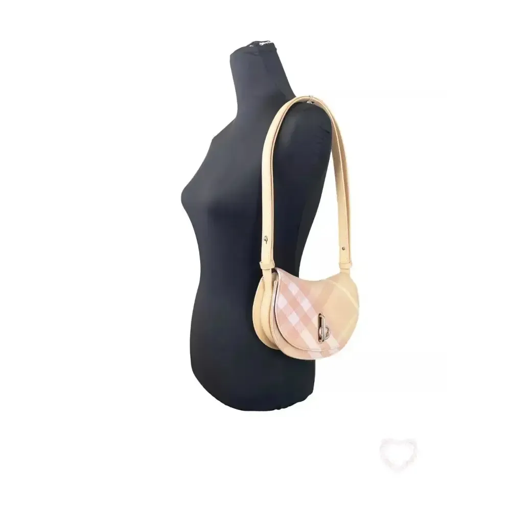 Burberry Crossbody Bag in Elegant Pink Check Design
