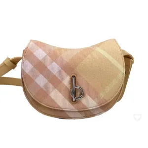 Burberry Crossbody Bag in Elegant Pink Check Design