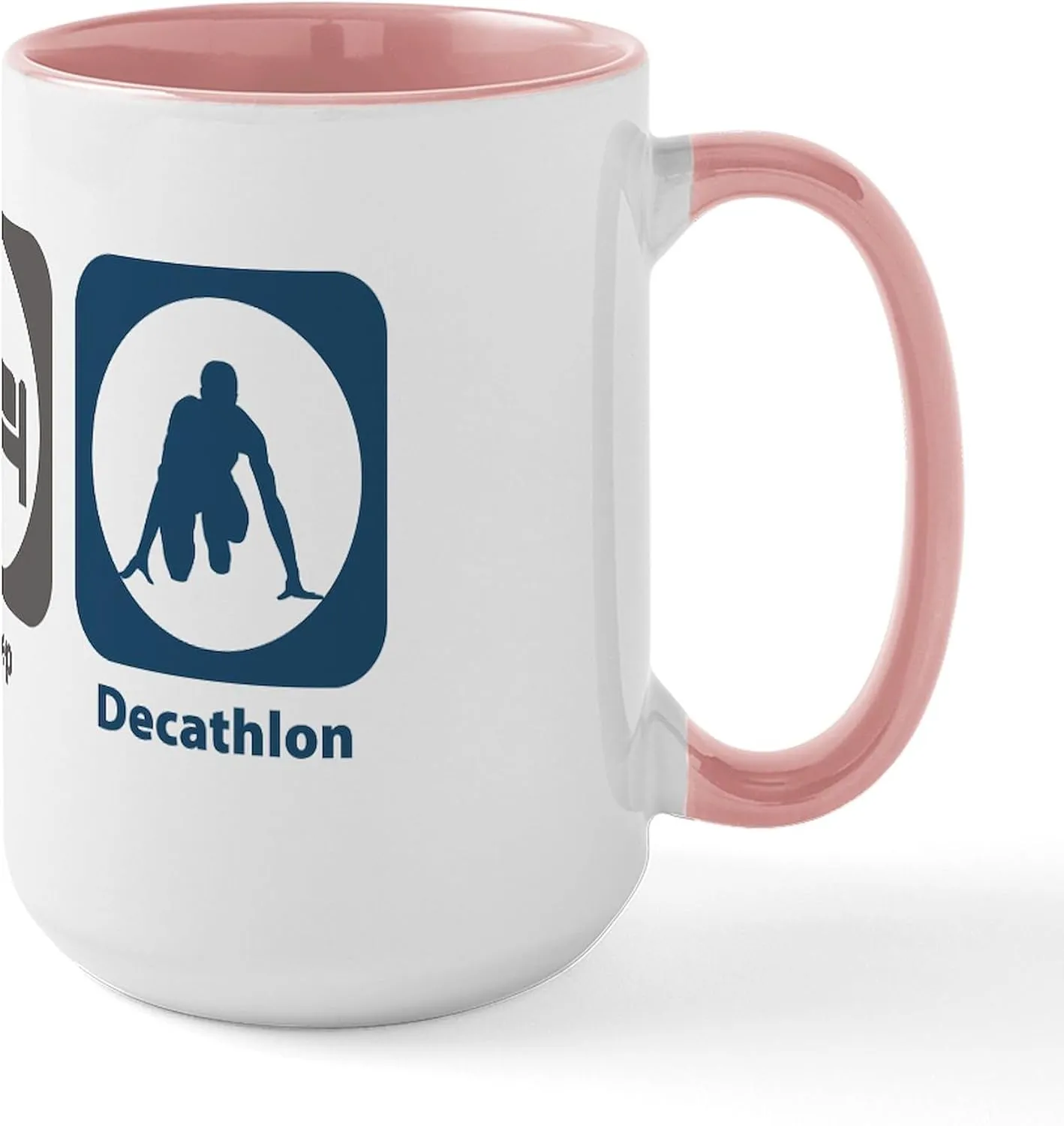 CafePress Eat Sleep Decathlon Large Mug 15 oz (444 ml) Ceramic Coffee Mug