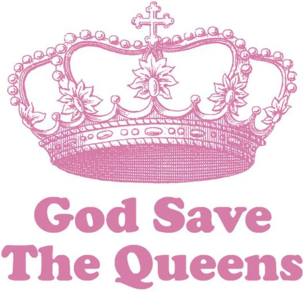 CafePress God Save The Queens (Rose Pin Large Mug 15 oz (444 ml) Ceramic Coffee Mug