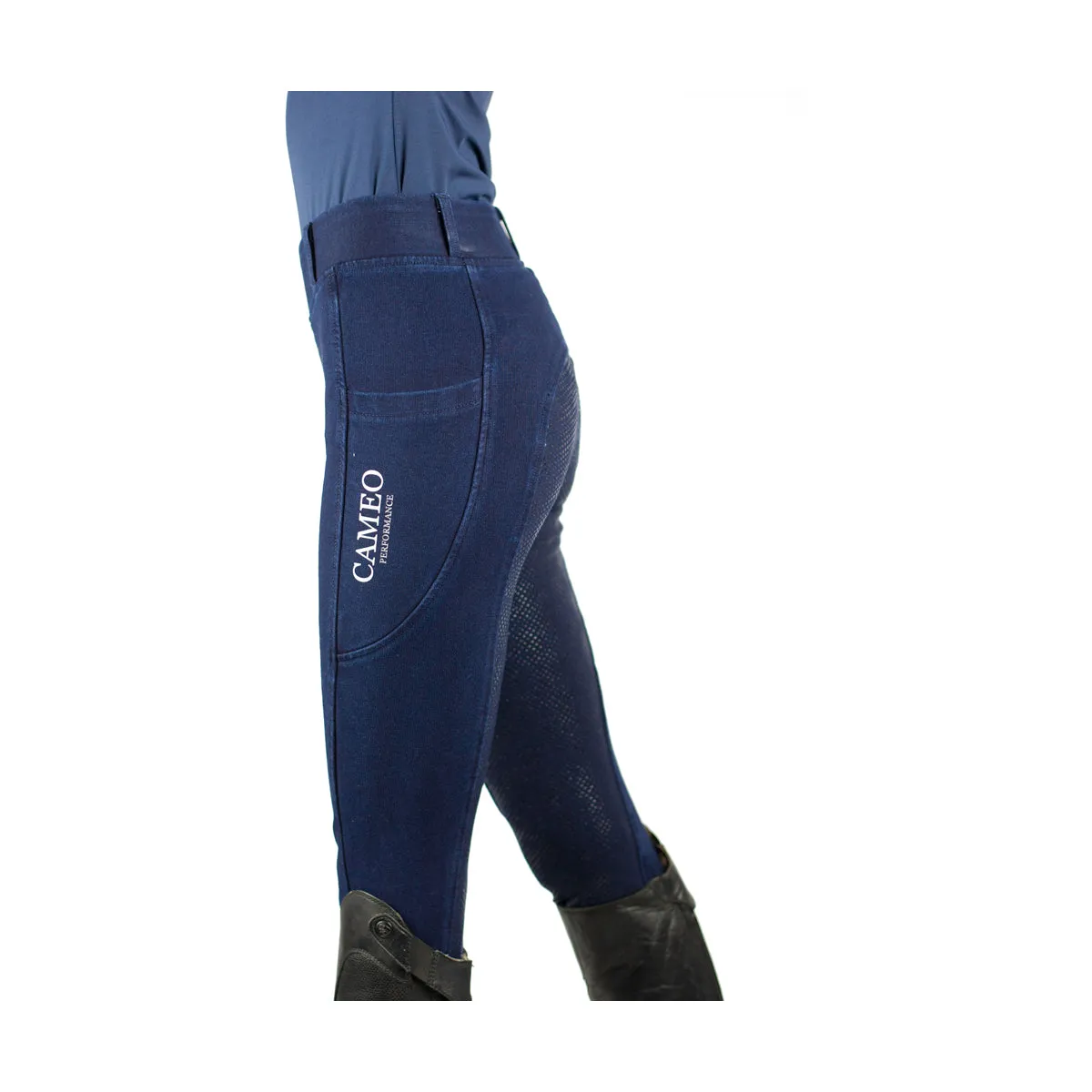 Cameo Equine Water Repellent Denim Tights