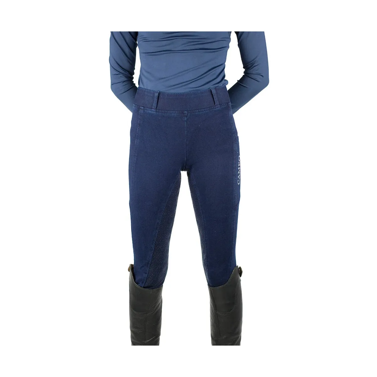 Cameo Equine Water Repellent Denim Tights