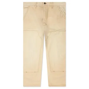 Canvas Double Knee Work Pant - Tan