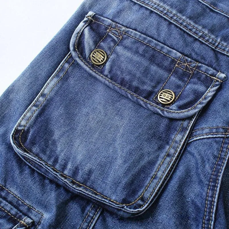 Cargo Jeans | Multi Pocket Tactical Denim Pants