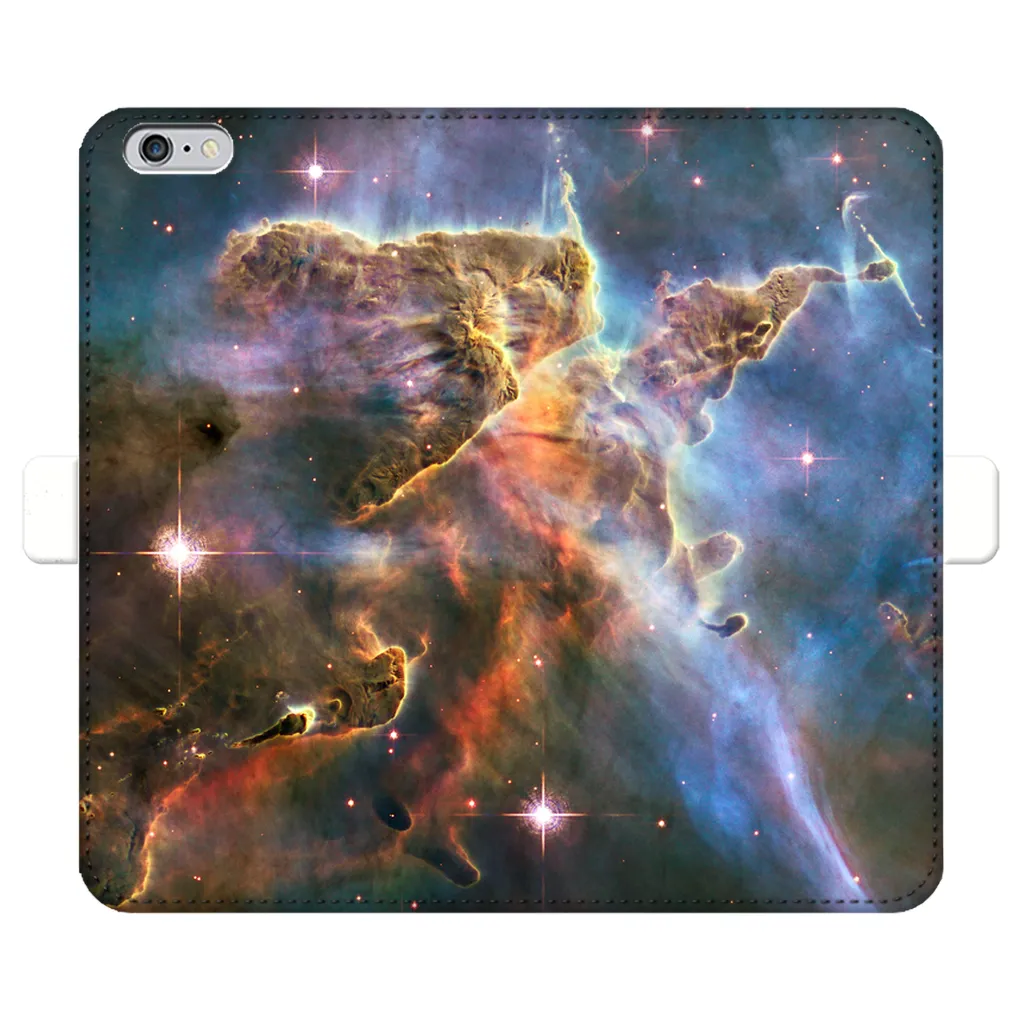 Carina Nebula Mystic Mountain Premium Wallet Phone Case