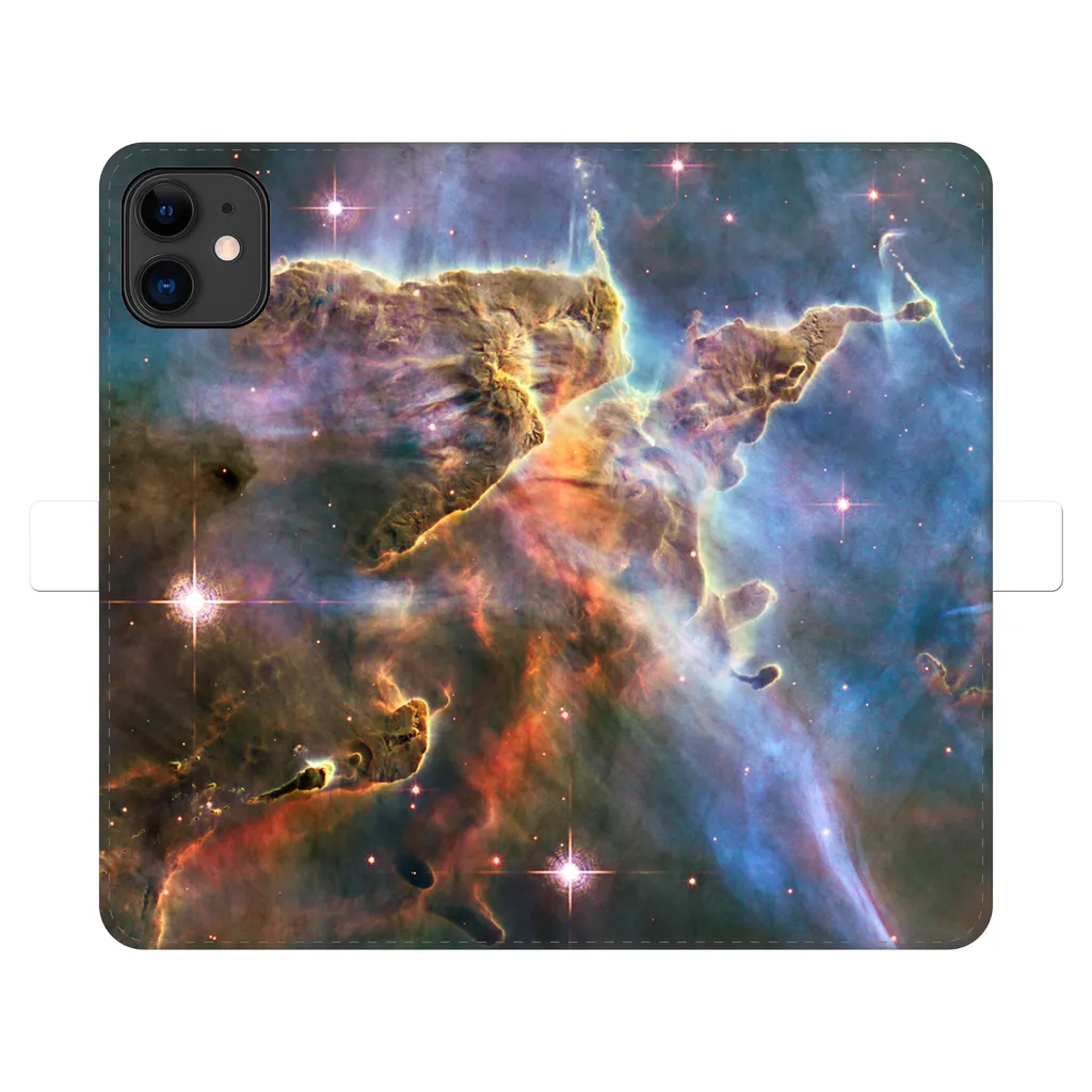 Carina Nebula Mystic Mountain Premium Wallet Phone Case