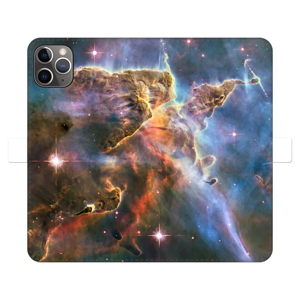 Carina Nebula Mystic Mountain Premium Wallet Phone Case