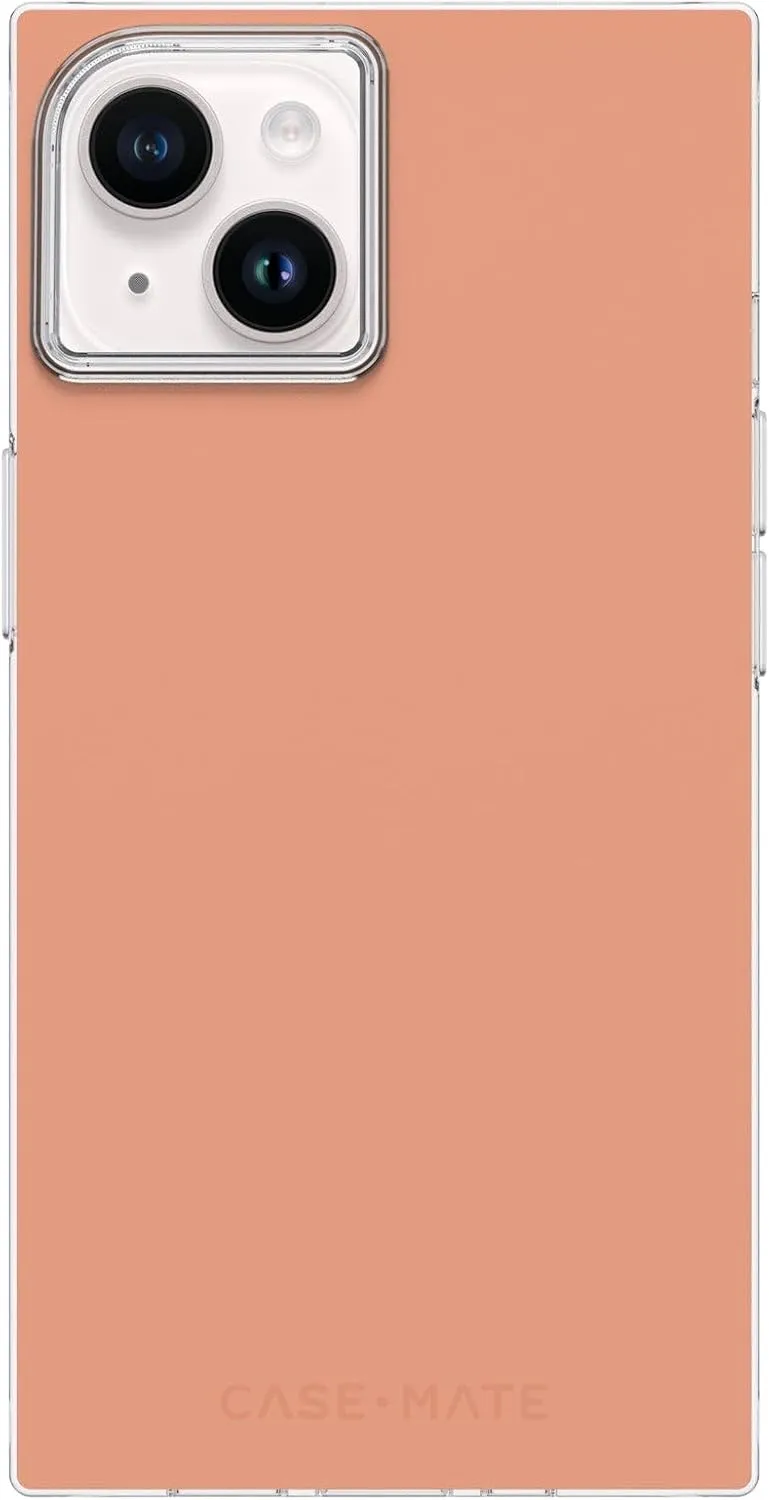 Case-Mate BLOX iPhone 14/13 Case - Matte Clay [10FT Drop Protection] [Compatible with MagSafe] Luxury Cover with Edges for iPhone 14/13 6.1", Anti-Scratch, Shock Absorbent