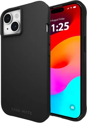 Case-Mate Tough iPhone 15 Case - Black [12ft Drop Protection] [Wireless Charging Compatible] Slim Phone Case for iPhone 15 6.1", iPhone Cover with Anti Scratch Technology and Shock Absorbing Material