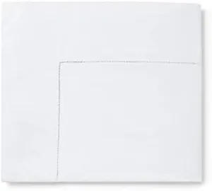 Celeste Linens by SFERRA, Queen Flat Sheet, White