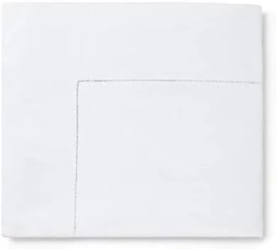 Celeste Linens by SFERRA, Queen Flat Sheet, White