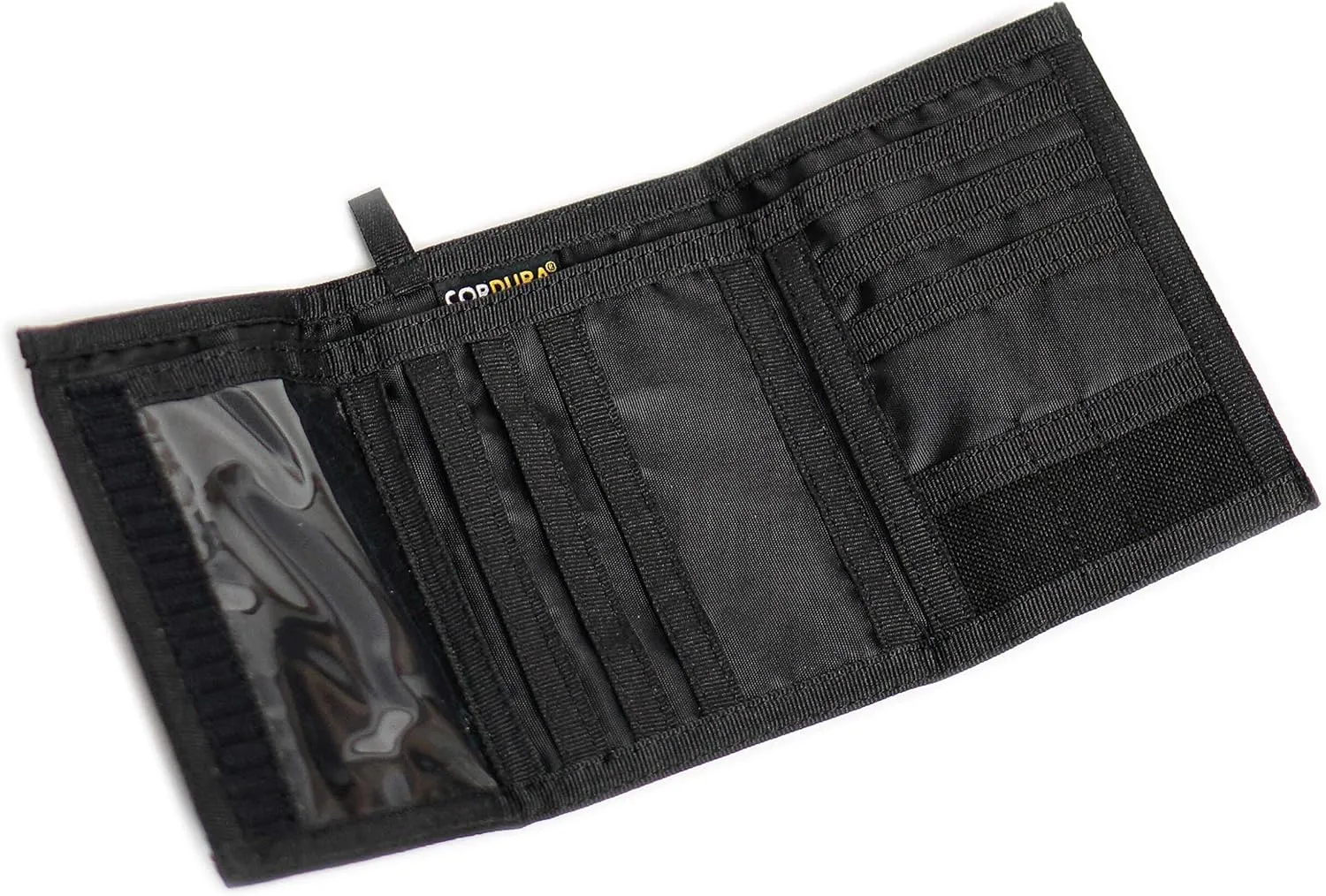 Chameleon Trifold Mens Nylon Wallet-Military Tactical Men Wallets- ID Card Holder - Canvas Thin Front Pocket Travel Wallet-Coin Zipper Pocket