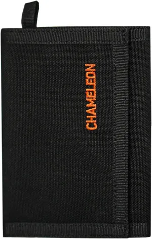 Chameleon Trifold Mens Nylon Wallet-Military Tactical Men Wallets- ID Card Holder - Canvas Thin Front Pocket Travel Wallet-Coin Zipper Pocket