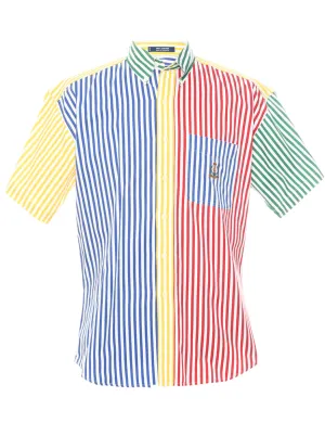 Chaps Striped Denim Shirt - M