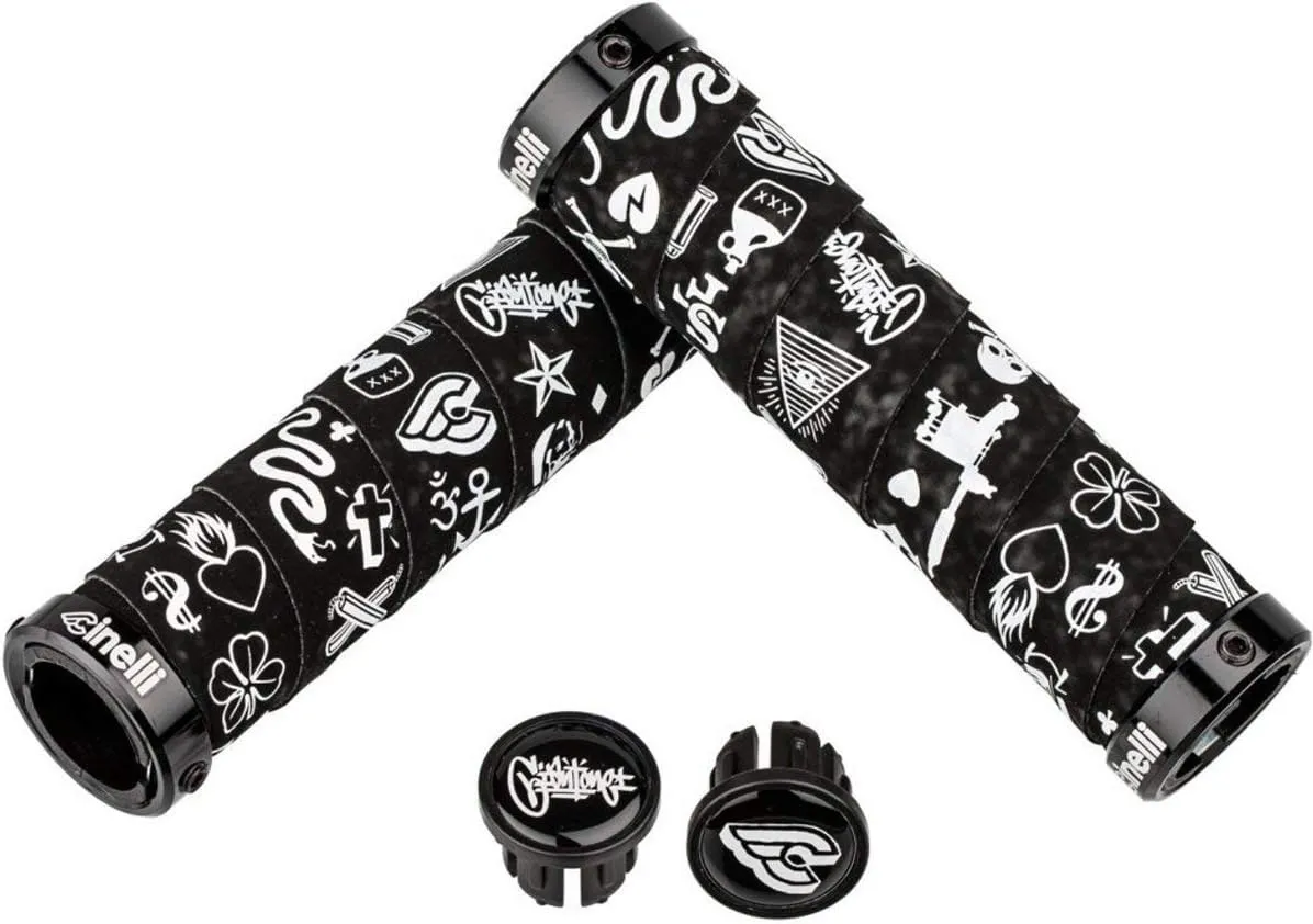 Cinelli X Mike Giant Art Design Bicycle Grips