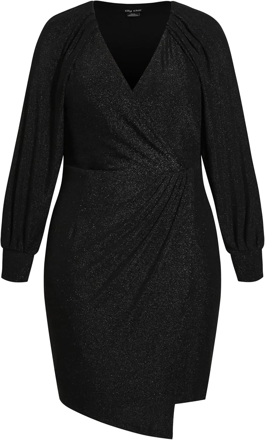 City Chic Women's Plus Size Party Lights Dress