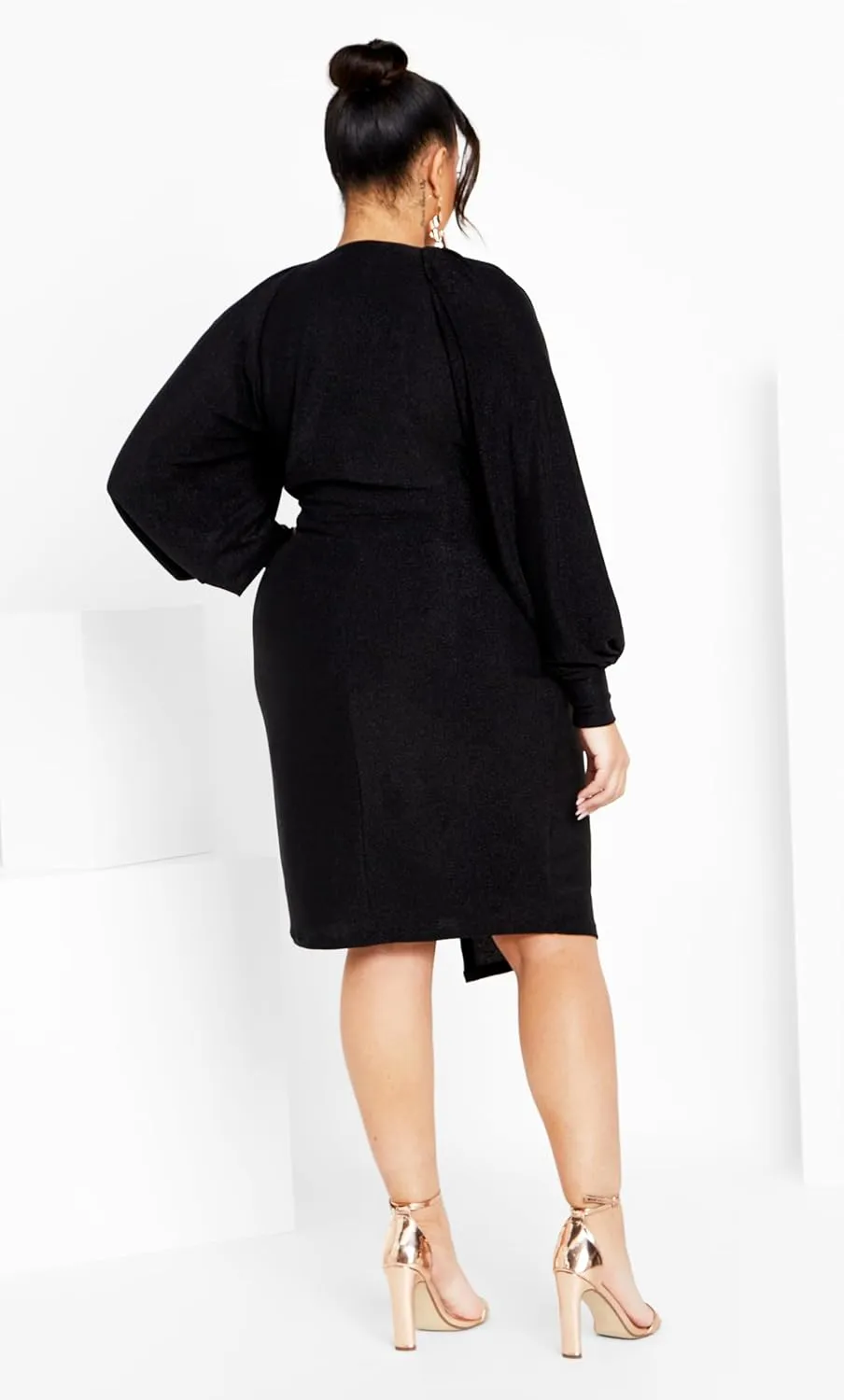 City Chic Women's Plus Size Party Lights Dress