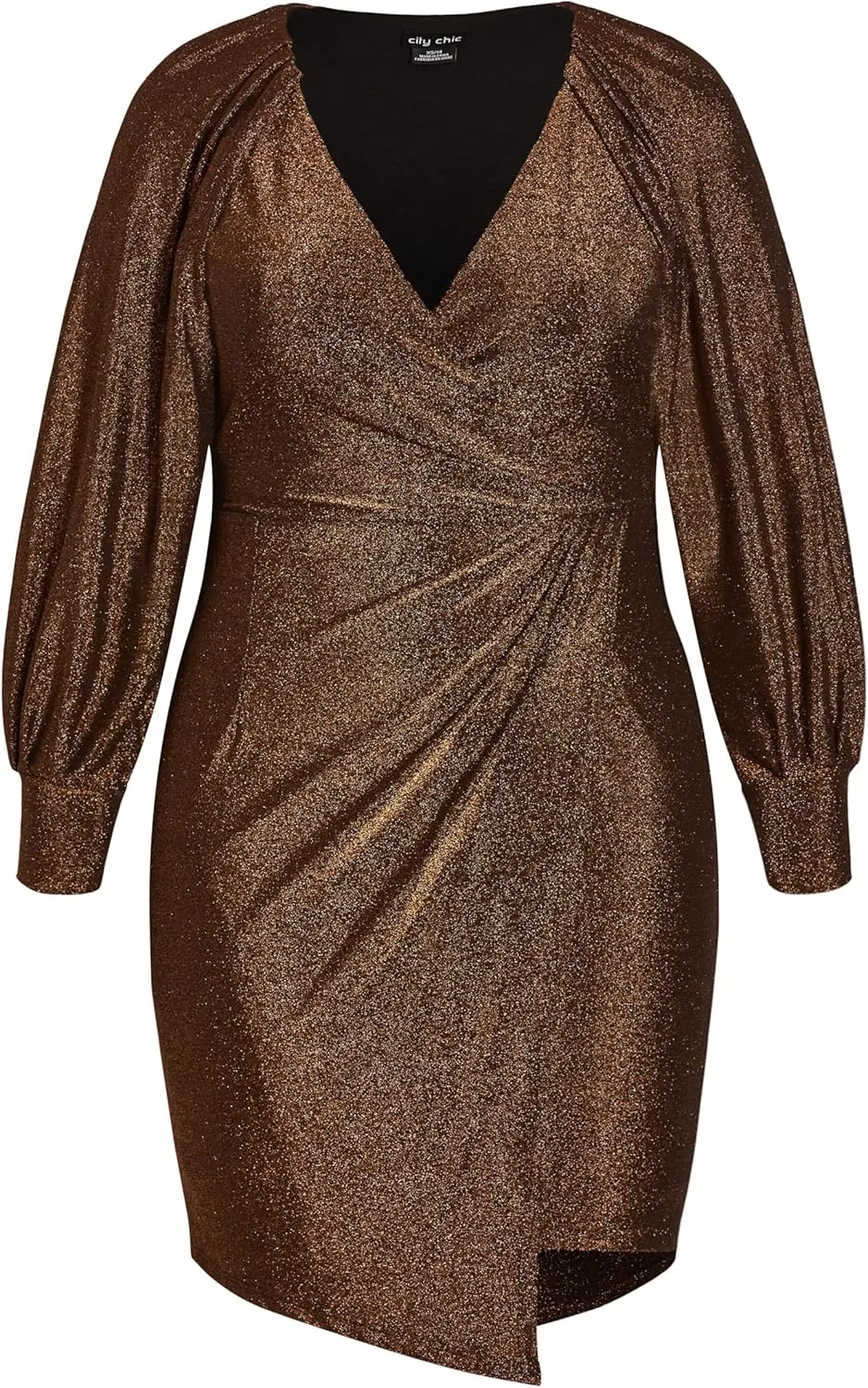 City Chic Women's Plus Size Party Lights Dress