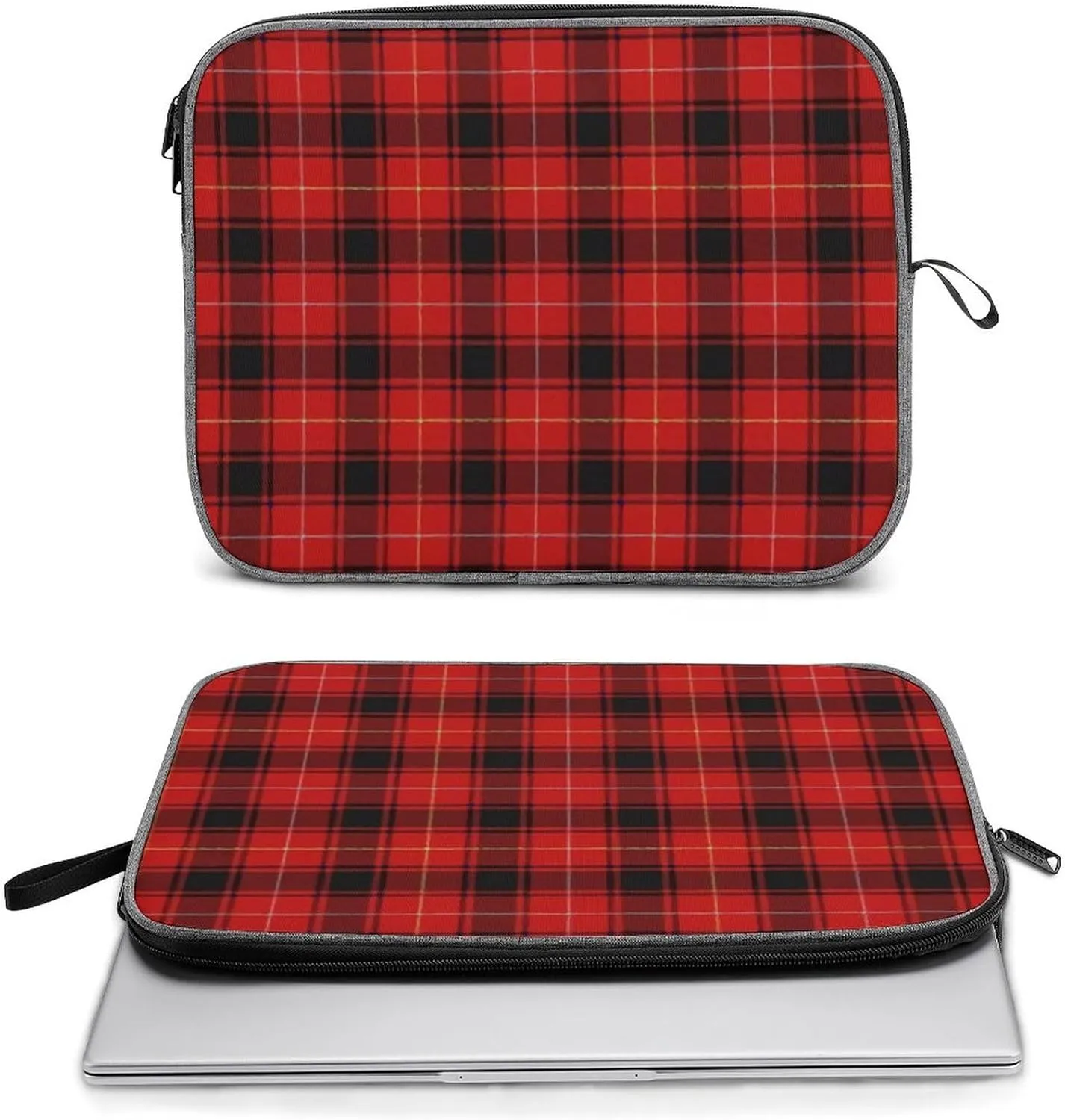 Clan Rutherford Tartan Large Capacity Portable Laptop Case Unisex