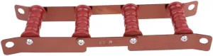 Climbing Rope Edge Roller System for Rigging Rappelling Roofing Mountaineering Aluminum Alloy Foldable Adjustable Heavy Duty Safety Equipment