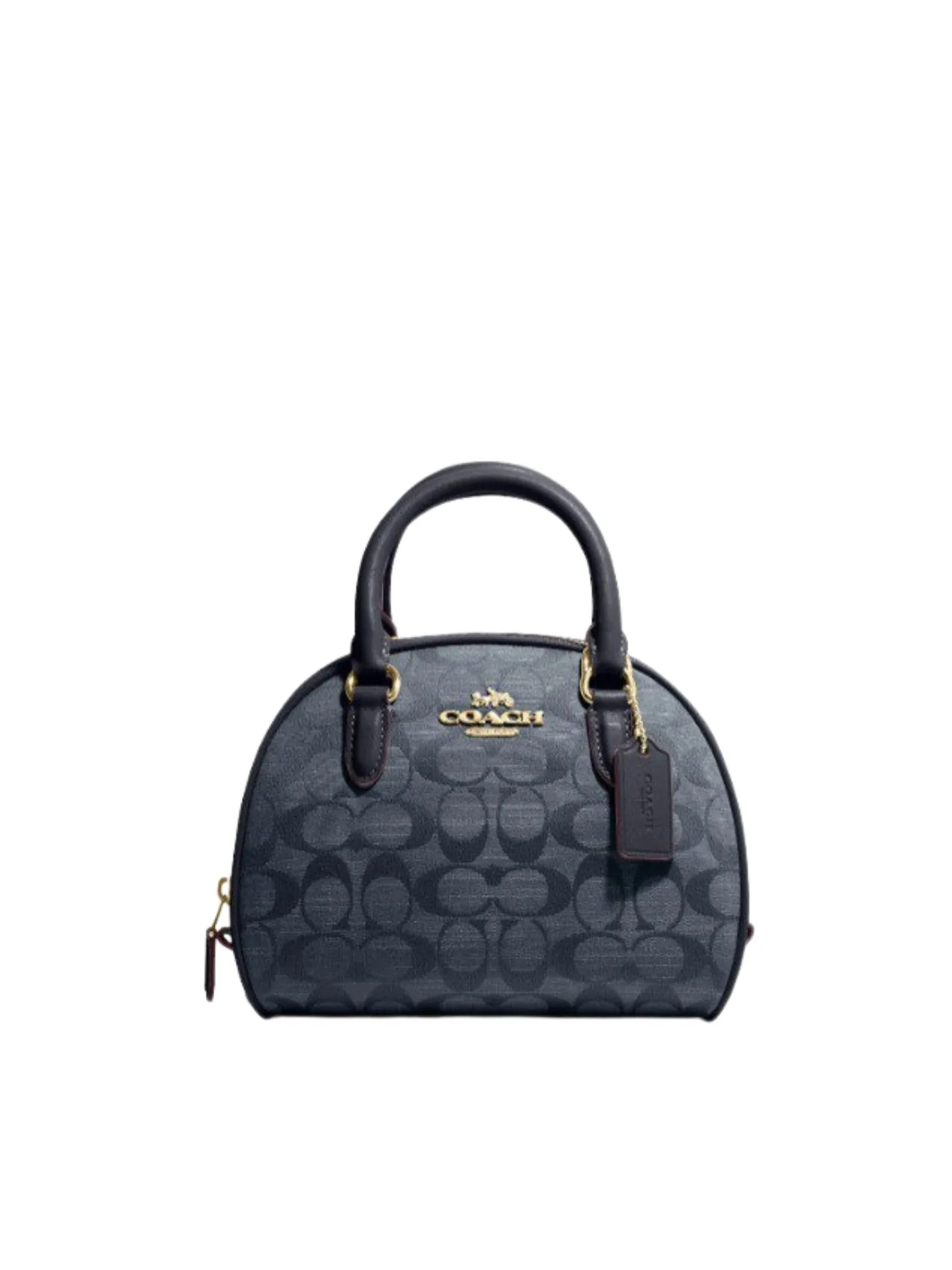 Coach CH140 Sydney Satchel in Signature Chambray Denim Multi