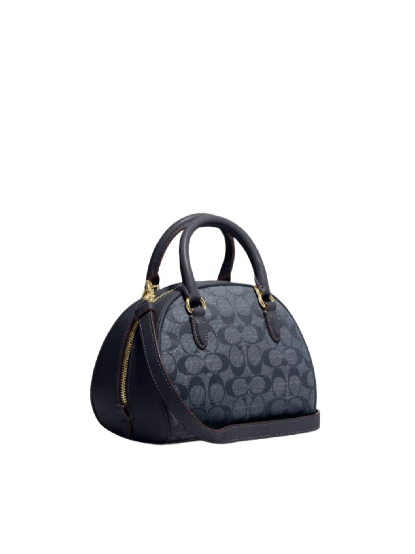 Coach CH140 Sydney Satchel in Signature Chambray Denim Multi