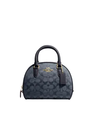 Coach CH140 Sydney Satchel in Signature Chambray Denim Multi