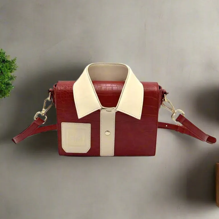 Collar elegant Leather bag