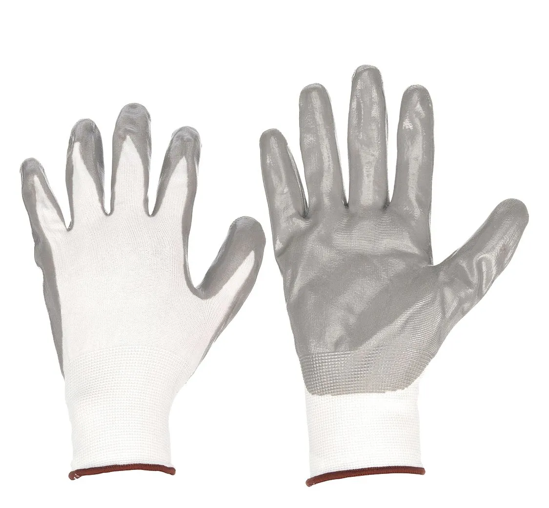 CONDOR Nitrile Coated Gloves 2XL - Smooth Palm Grit, High Abrasion Resistance
