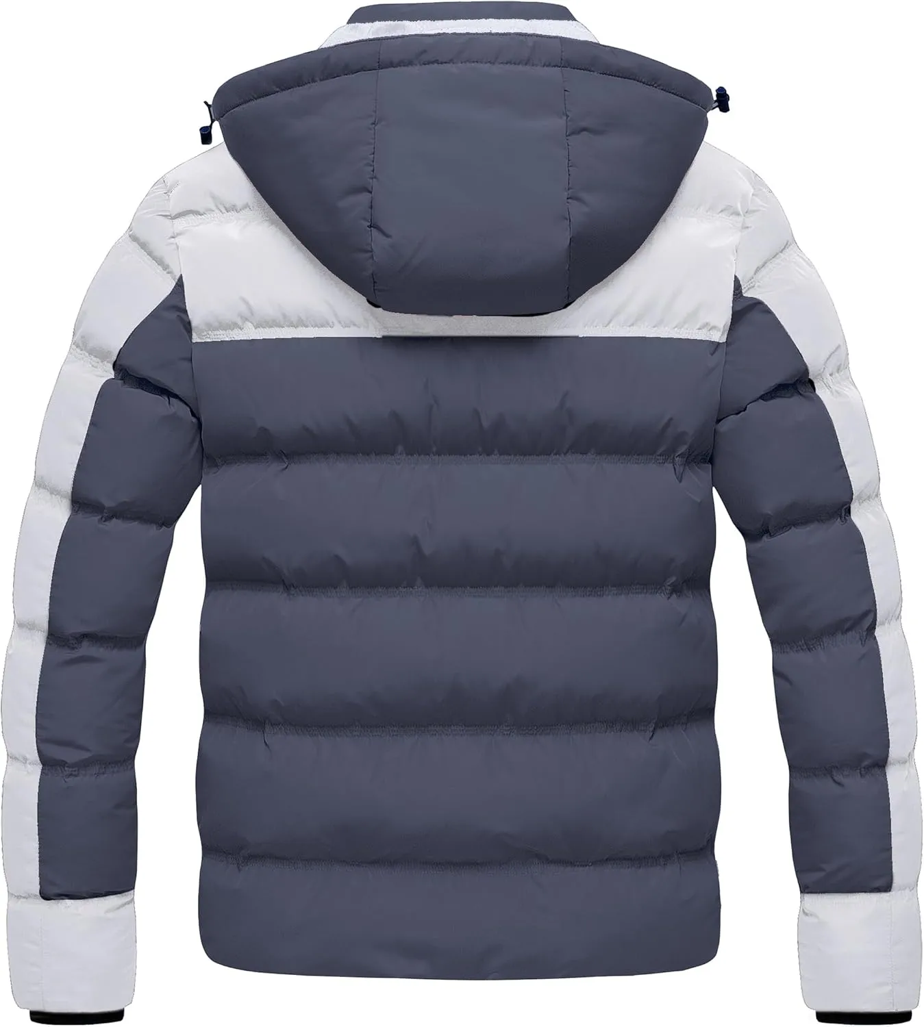 CREATMO US Men's Puffer Jacket Waterproof Winter Parka jacket Warm Thicken Ski Coat