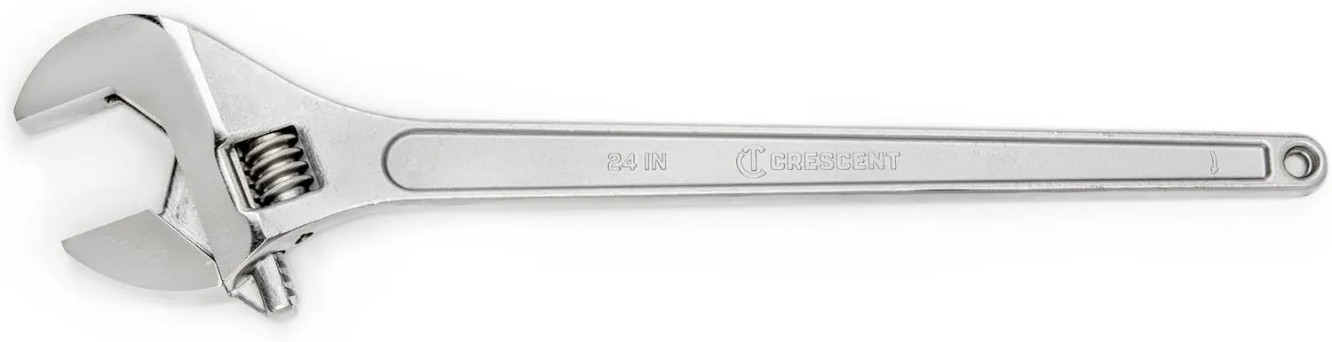 Crescent Adjustable Tapered Handle Wrench - Carded - Home Improvement, Garage & Mechanic Versatile Hand Tool - 24" - AC224VS