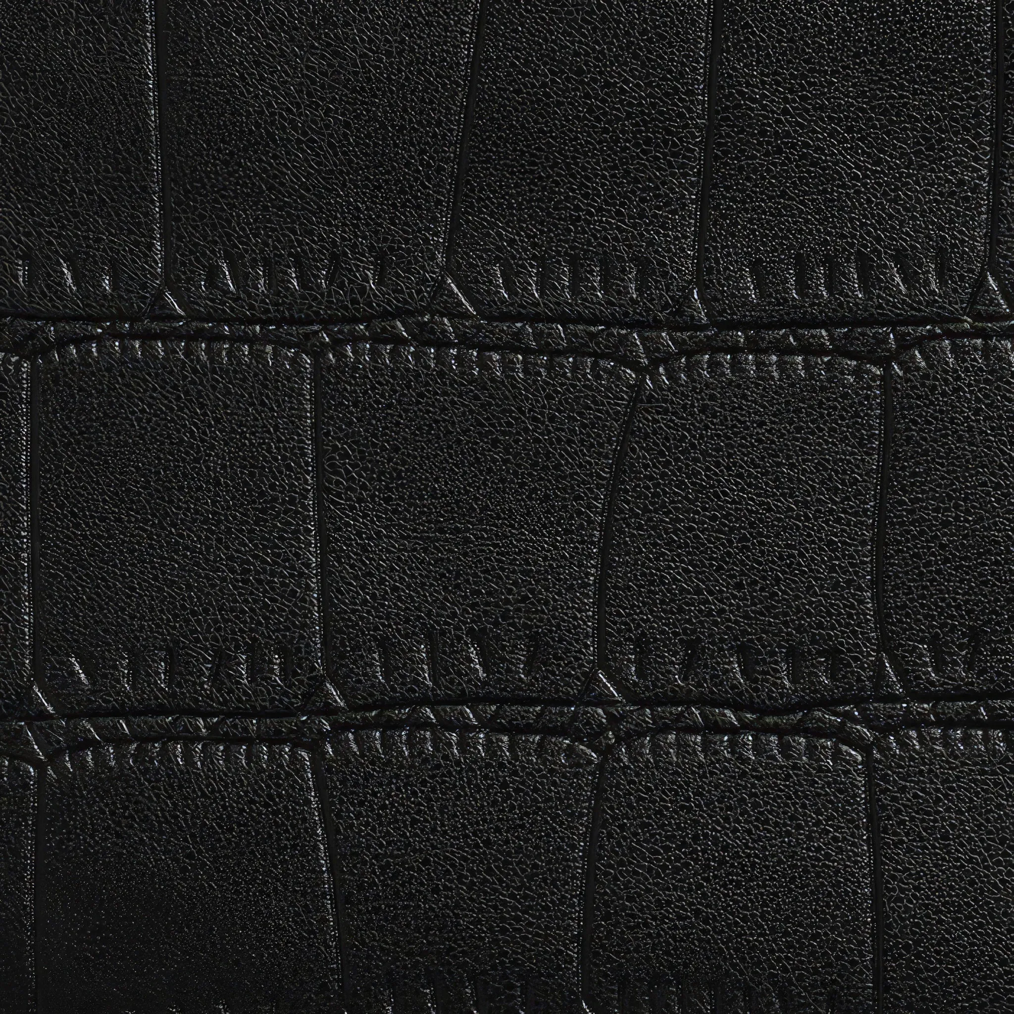 Croc-Embossed Faux Leather Structured Tote