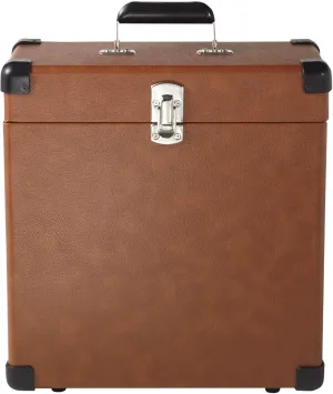 Crosley CR401-TA Record Carrier Case for 30  Albums, Tan