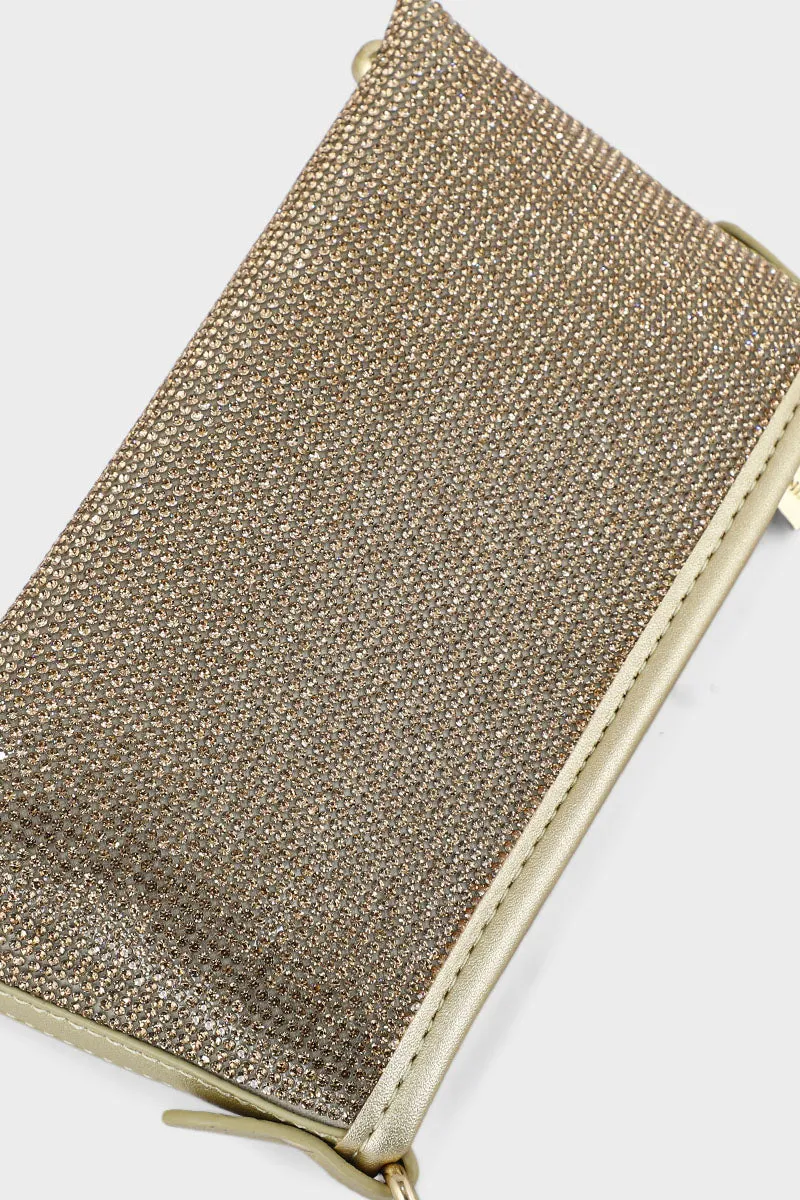 Cross Shoulder Bags BS2039-Golden