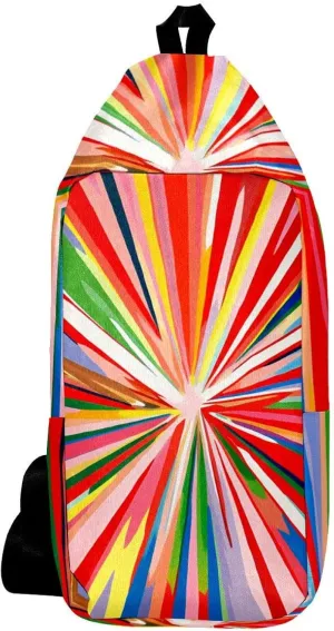 Crossbody Bags for Women,Crossbody Bag Men,Small Sling Bag,Colorful Stripes Rainbow Swirls,Crossbody Purse